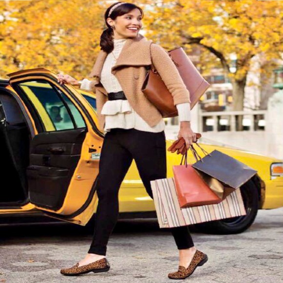 Dansko Olivia Calf Hair Leopard Print Slip On Loafer Flats, Size 37 | 6.5-7 NWT - Picture 14 of 16